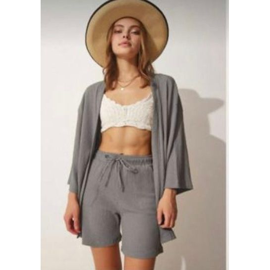 Womens Kimono 2 pc short set