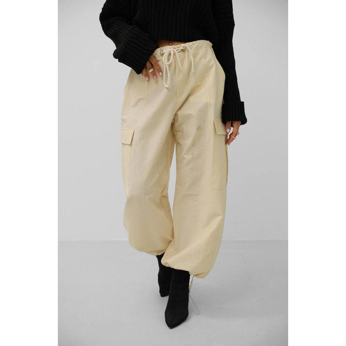 Womens cargo detailed trouser/pants style 24w010022