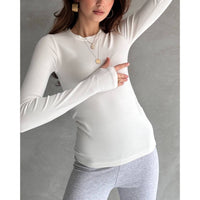 Womens comfort long sleeve t-shirt Modal style 4431