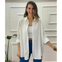 Oversize Womens textured Shirt