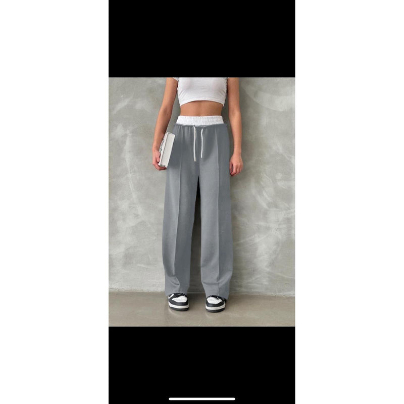 Womens Detailed waist band pant