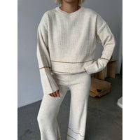 Style 5006 ladies womens 2pc knitted set jumper/pant