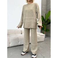 Style 5006 ladies womens 2pc knitted set jumper/pant