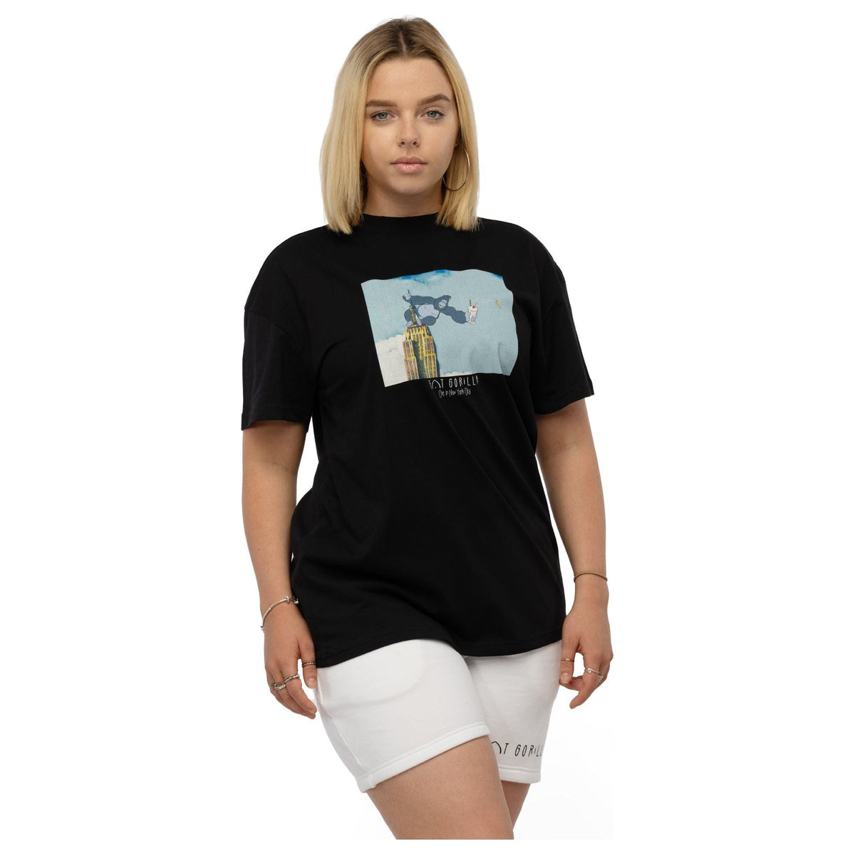 Unisex crew neck short sleeves cotton T-shirt New York